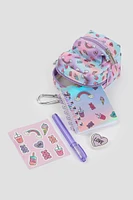 Ardene Stationery Set with Keychain