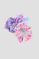 Ardene Kids 3-Pack Tie-Dye Scrunchies