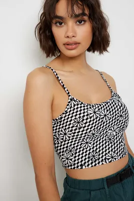 Ardene Basic Super Soft Cropped Tank | Size | Polyester/Spandex