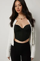 Ardene Ultra Crop Bustier in | Size | Polyester/Elastane