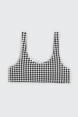 Ardene Kids Printed Bikini Top in | Size | Polyester/Nylon/Elastane | Microfiber