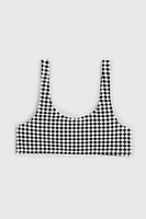 Ardene Kids Printed Bikini Top in | Size | Polyester/Nylon/Elastane | Microfiber