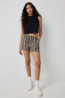 Ardene Flowy Shorts in Beige | Size | Polyester/Rayon/Nylon