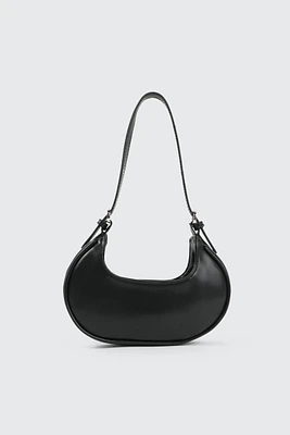 Ardene Kids Faux Leather Shoulder Bag in Black