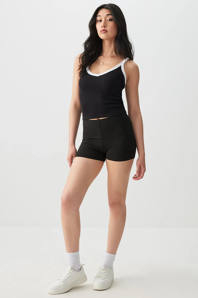Ardene Basic Mini Biker Shorts in | Size | Polyester/Elastane | Eco-Conscious