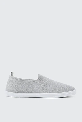 Ardene Canvas Slip On Sneakers in | Size | Eco-Conscious