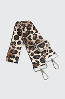 Ardene Printed Adjustable Crossbody Strap in Brown | Polyester