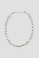 Ardene Pearl Necklace in White