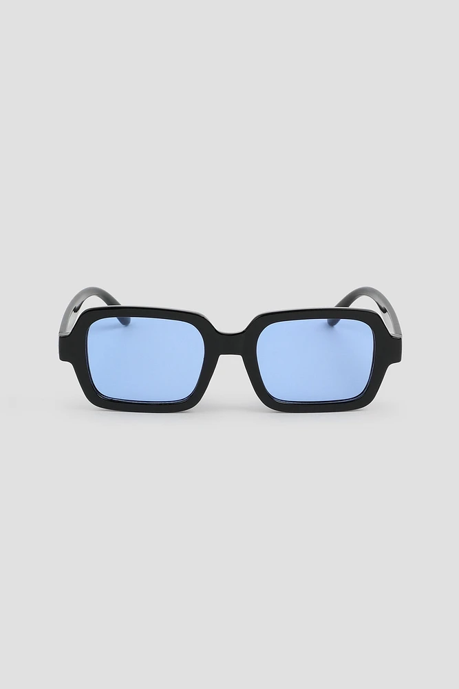 Ardene Square Colored Lense Sunglasses in Light