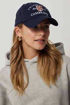 Ardene Cambridge Cap in Dark Blue | Cotton