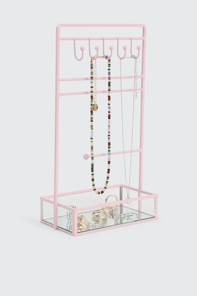 Ardene Jewelry Stand in Light Pink