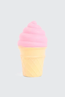 Ardene Ice Cream Cone LED Light in Light Pink