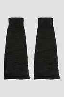 Ardene Flared Leg Warmers in Black | 100% Acrylic