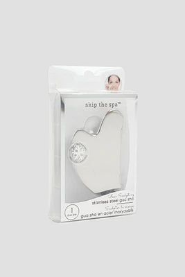 Ardene Stainless Steel Gua Sha in Silver