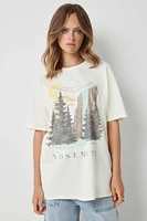 Ardene Yosemite Graphic T-Shirt in White | Size