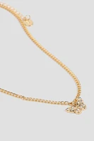 Ardene Butterfly Pendant Necklace in Gold | Eco-Conscious