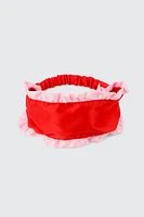 Ardene Satin Spa Headband in Red