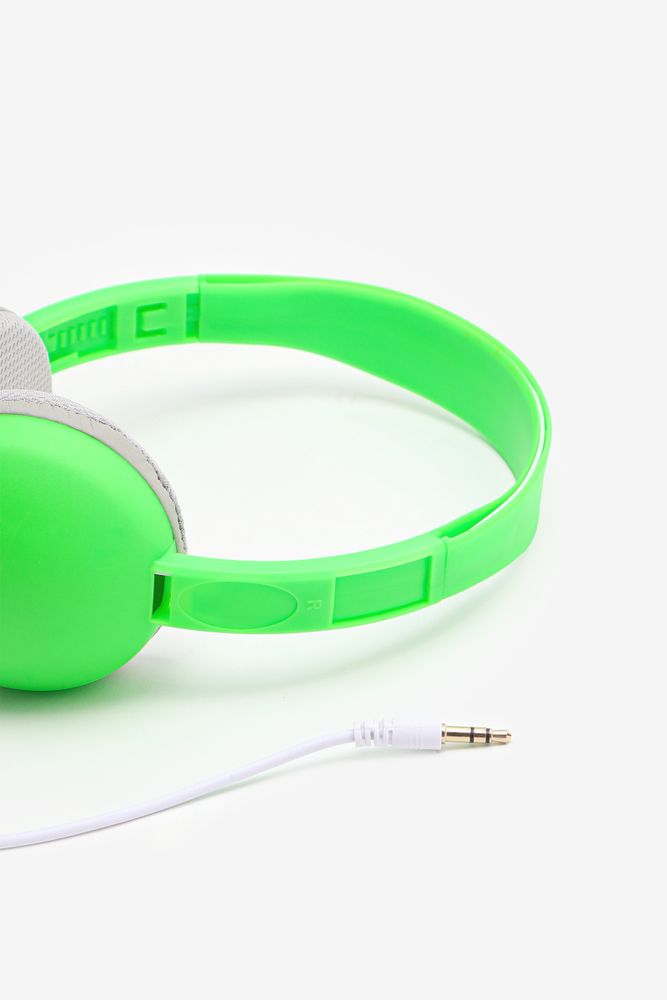 Casque d'écoute fluo