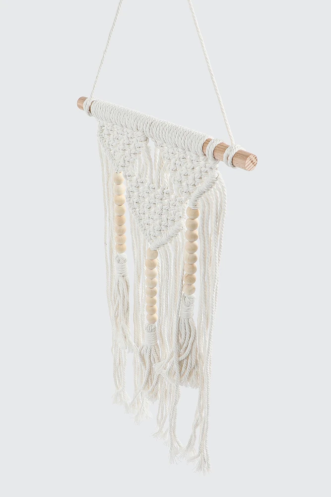 Ardene Macrame Wall Decor in Beige