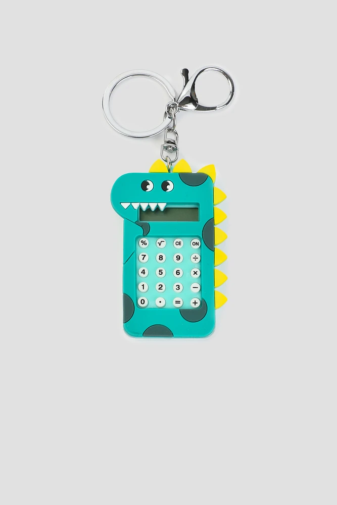 Ardene Kids Dinosaur Keychain Calculator