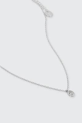 Ardene 14K With Gold Plated Necklace with Oval pendant