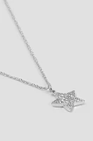 Ardene Star Pendant Necklace in Silver | Eco-Conscious