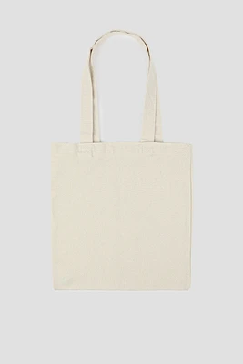 Ardene Canvas Tote Bag in Beige | Cotton | Eco-Conscious