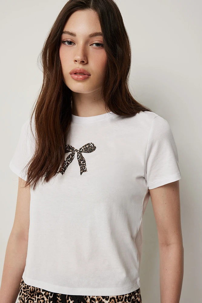 Ardene Graphic PJ Top in | Size | Cotton | Eco-Conscious