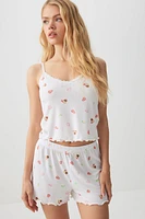 Ardene Printed Super Soft PJ Set | Size | Polyester/Spandex | Eco-Conscious
