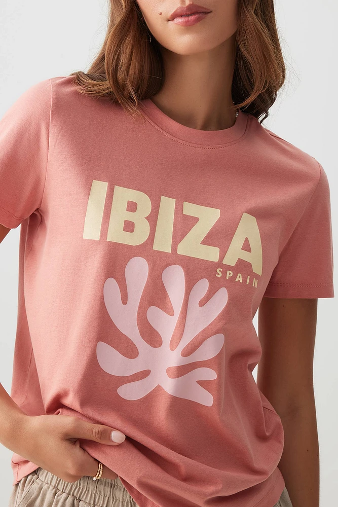 Ardene Classic Graphic T-Shirt in | Size | Cotton | Eco-Conscious