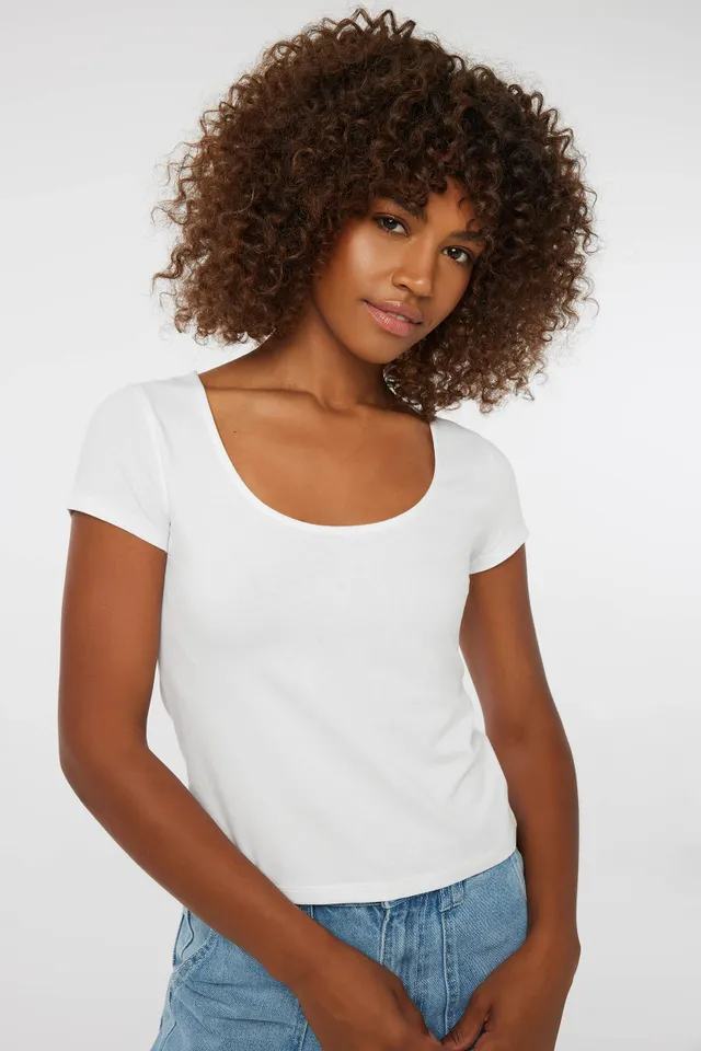 Double-Sleeve Crop Tee