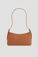 Ardene Faux Leather Baguette Bag in Cognac | Faux Leather/Polyester