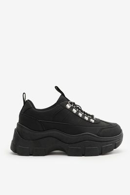 Ardene Chunky Track Sneakers in | Size | Faux Leather
