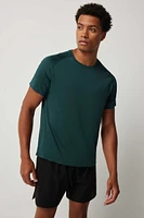 Ardene Man Short Sleeve T-Shirt For Men in Dark Green | Size | Polyester