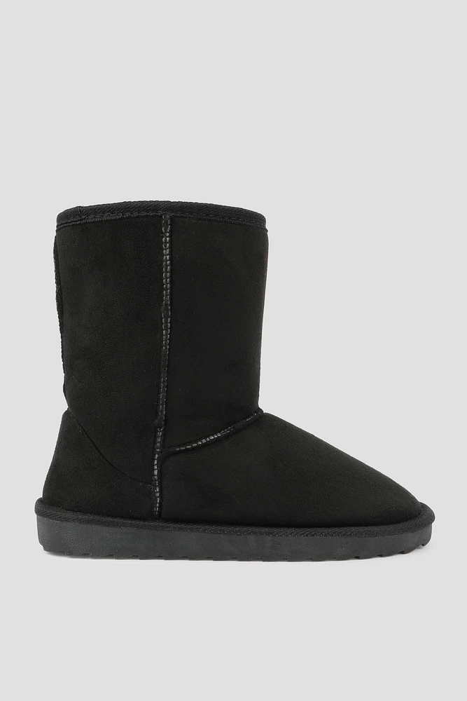 Ardene Faux Sheepskin Boots in | Size | Faux Suede | Eco-Conscious | Microfiber