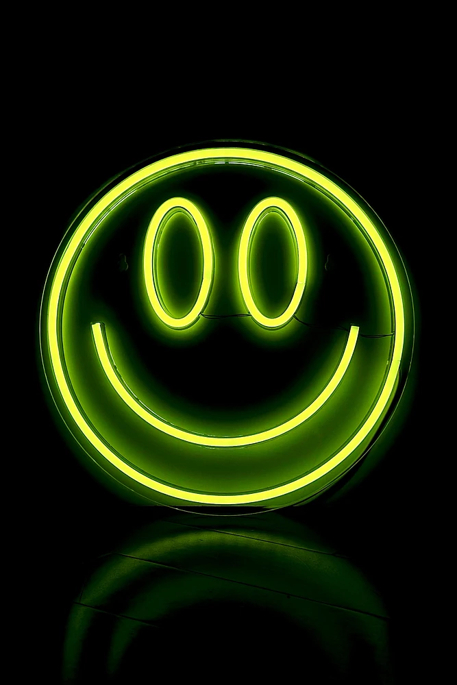 Ardene Smiley Face LED Light in Yellow