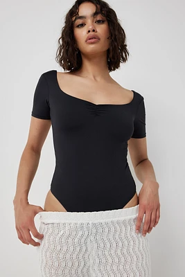 Ardene Contour Sweetheart Neckline Bodysuit in | Size | Elastane/Polyamide