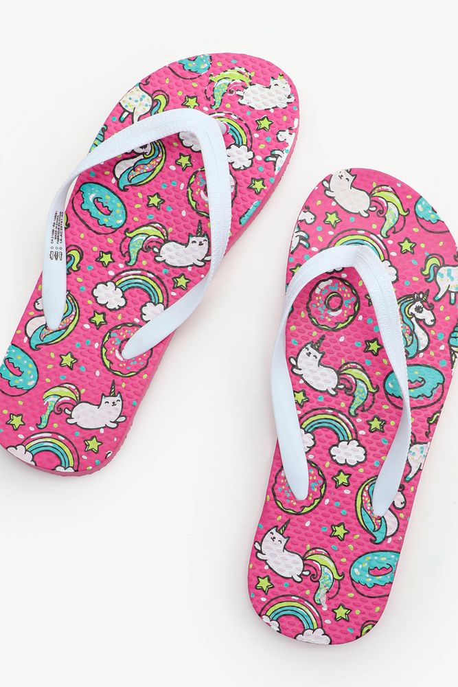 Flip-flops arcs-en-ciel pour enfants