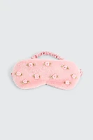Ardene Rose Sleep Mask in Light Pink