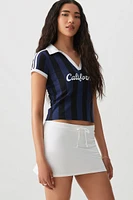 Ardene Drawstring Skort in White | Size | Spandex/Cotton