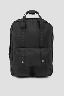 Ardene Nylon Backpack in Black | Polyester/Nylon | Eco-Conscious
