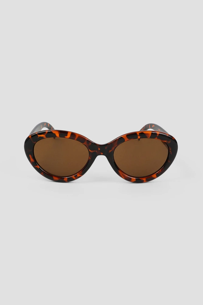 Ardene Tortoiseshell Cat Eye Sunglasses in Brown