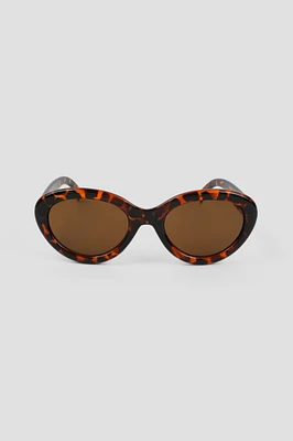Ardene Tortoiseshell Cat Eye Sunglasses in Brown