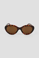 Ardene Tortoiseshell Cat Eye Sunglasses in Brown