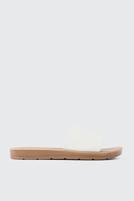 Ardene Faux Leather Flat Sandals in | Size | Eco-Conscious