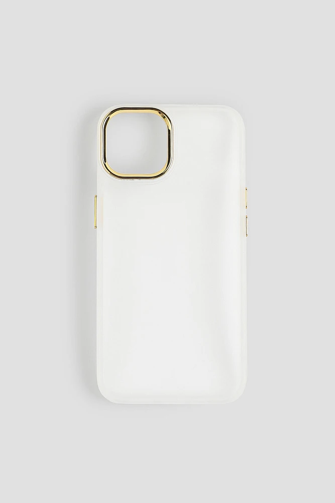 Ardene Frosted iPhone 13/14 Case in White