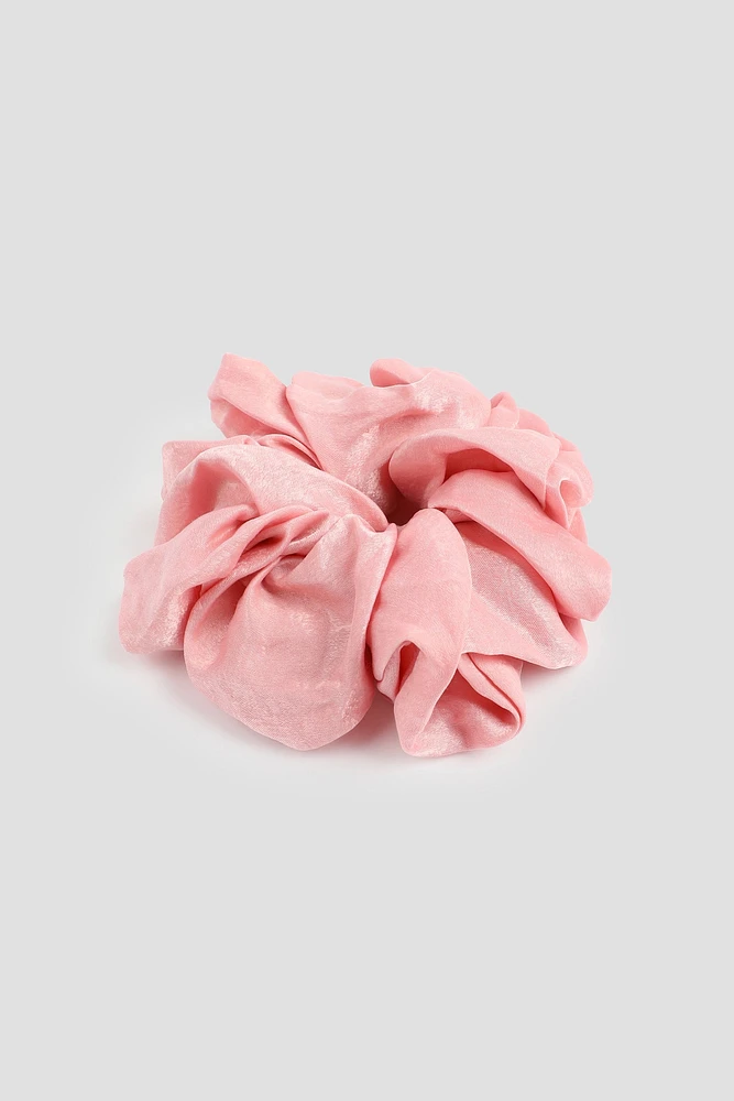 Ardene Large Scrunchie in Light Pink