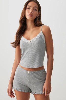 Ardene Super Soft PJ Tank Top in Grey | Size | Polyester/Spandex | Eco-Conscious