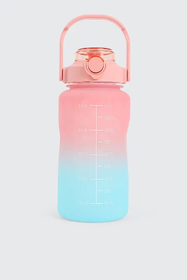 Ardene Ombre Water Bottle in Light Pink