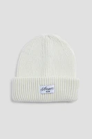 Ardene Sports Club Beanie in White | Polyester